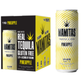 Mamitas Pineapple Tequila Soda 4pk 12oz Can 5% ABV