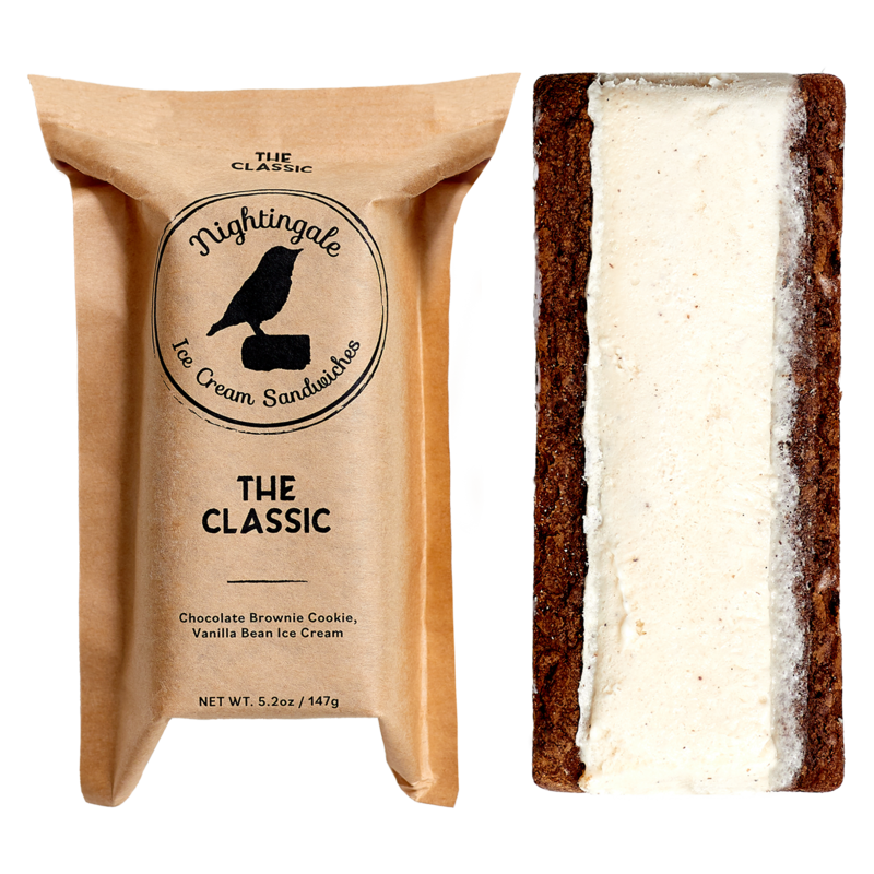 Nightingale Ice Cream Classic Ice Cream Sandwich 5.9oz delivered in