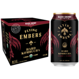 Flying Embers Black Cherry Hard Kombucha 4pk 12oz Can 7.2% ABV
