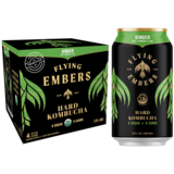 Flying Embers Ginger Hard Kombucha 4pk 12oz Can 7.0% ABV