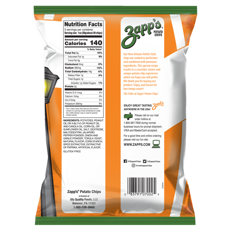 Zapp S Jalapeno Kettle Potato Chips 5oz Snacks Drinks Delivered Fast Online Delivery App