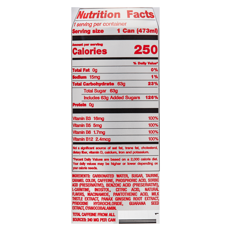 Samurai Cola Rockstar Cyberpunk Samurai Cola 16oz Can : Drinks fast delivery by App ...