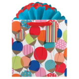 The Gift Wrap Company Glitter Balloon Medium GOGO Gift Bag