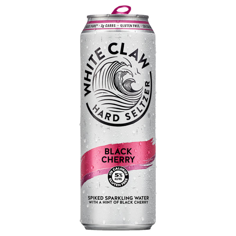 White Claw Black Cherry Single 19 2oz Can 5 Abv Snacks Drinks Delivered Fast Online Delivery App