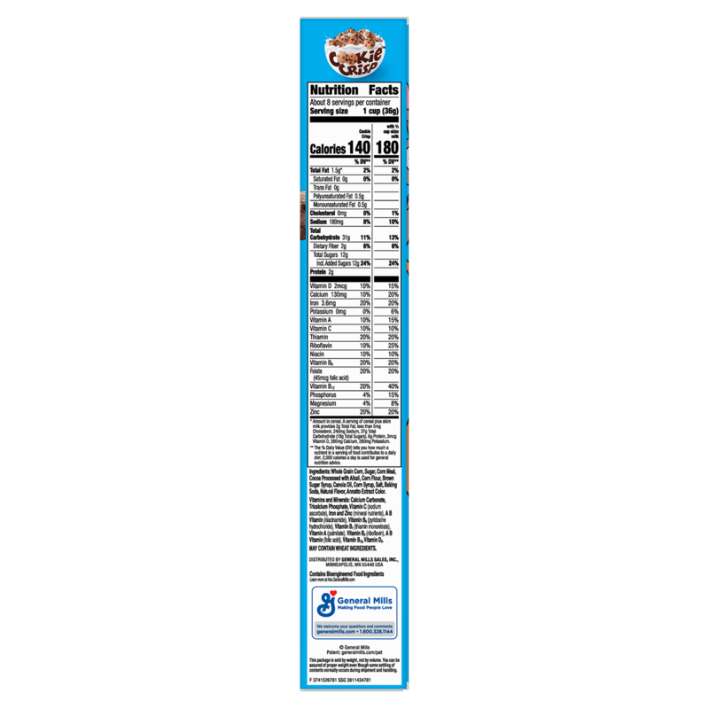 General Mills Cookie Crisp Cereal 10 6oz : Grocery fast delivery by App