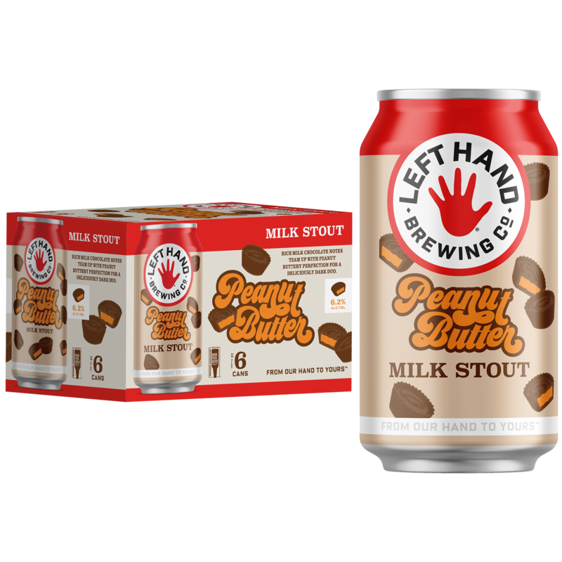 Left Hand Brewing Peanut Butter Milk Stout 6pk 12oz Can 6.2 ABV
