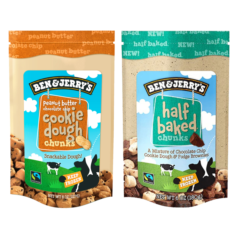 Ben & Jerry's Peanut Butter Chocolate Chip Cookie Dough Chunks 8oz