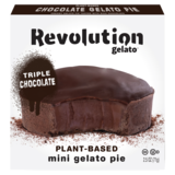 Revolution Gelato Plant Based Triple Chocolate Mini Pie 2.5oz