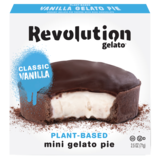 Revolution Gelato Plant Based Classic Vanilla Mini Pie 2.5oz