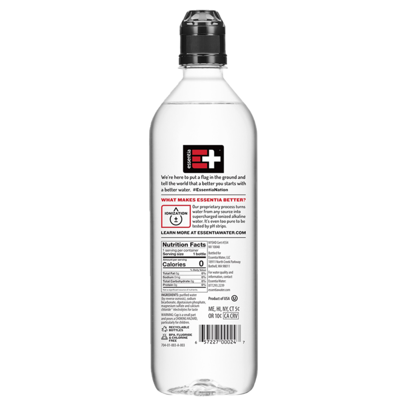 Essentia Water 700ml Drinks fast delivery by App or Online