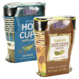 Nicole Home Collection Hot & Cold Cup with Lid 16oz 16pk
