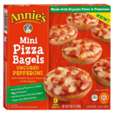 Annie's Homegrown Frozen Pepperoni Mini Pizza Bagels 9ct 6.65oz