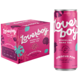 Loverboy Hibiscus Pom Sparkling Hard Tea 6pk 12oz Can 4.2% ABV
