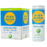 High Noon Lime Vodka Hard Seltzer 4pk 12oz Cans 4.5% ABV