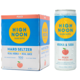 High Noon Peach Vodka Hard Seltzer 4pk 12oz Cans 4.5% ABV