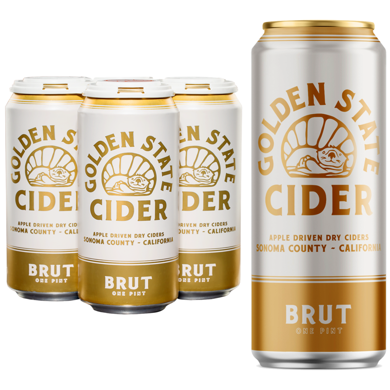 Golden State Cider Brut 4pk 16oz Can 6.9 ABV delivered in minutes