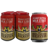 Belching Beaver PB Milk Stout 6pk 12oz Can 6.0% ABV
