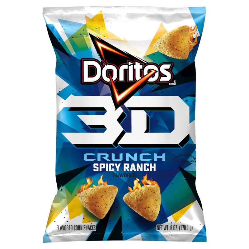 Doritos 3D Crunch Spicy Ranch Tortilla Chips 6oz
