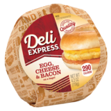 Deli Express Egg, Cheese & Bacon on a Bagel 4.3oz