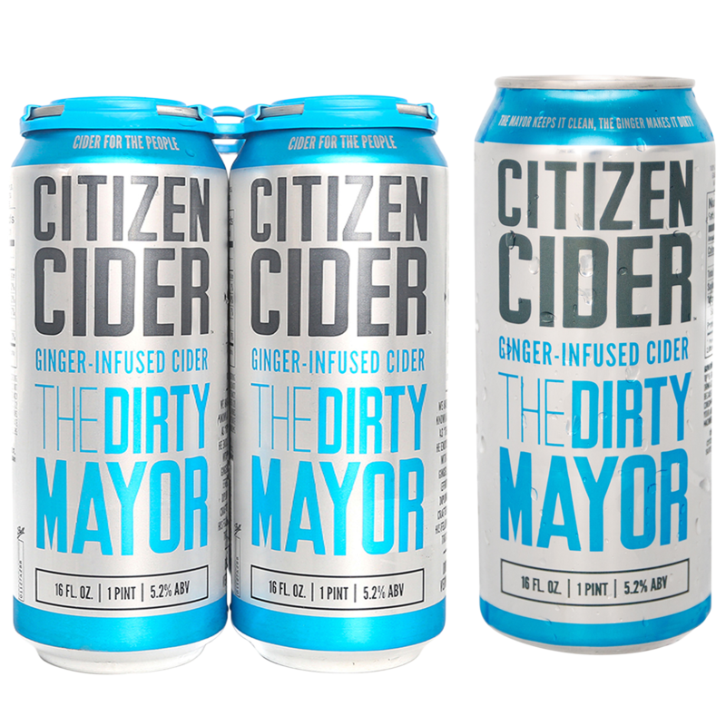 Citizen Cider The Dirty Mayor 4pk 16oz Can 5.2 ABV delivered in minutes