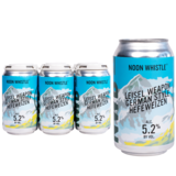 Noon Whistle Leisel Weapon German Style Hefeweizen 6pk 12oz Can 5.2% ABV