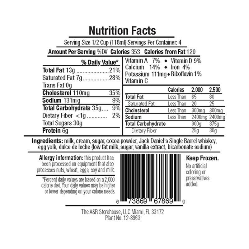 Aubi & Ramsa Spiked Jack & Chocolate Ice Cream (Mini Size 3.7 ...