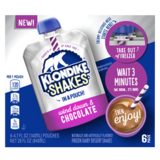 Klondike Shakes Wind Down & Chocolate Frozen Dairy Dessert 6ct 28oz