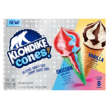 Klondike Cones Vanilla & Unicorn Frozen Dairy Dessert 8ct 30oz