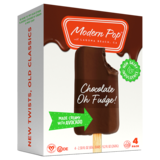 Modern Pop Chocolate Fudge Avocado Based Ice Cream Bars 9.2oz