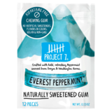 Project 7 Naturally Sweetened Everest Peppermint Gum 12ct