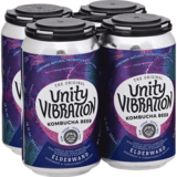 Unity Vibration Elderwand Kombucha Beer 4pk 12oz Can