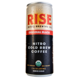 RISE Brewing Co. Original Black Nitro Cold Brew Coffee 7oz Can