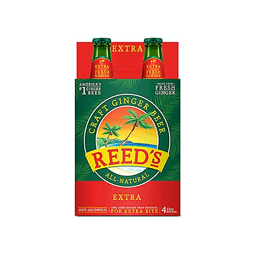 Reed's Extra Ginger Beer 4pk 12oz Can delivered in minutes