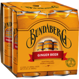 Bundaberg Ginger Beer Mini Cans 4pk 6.7oz