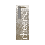 Gold Cheers Bottle Bag