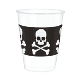 Skull & Crossbone Cups 25ct