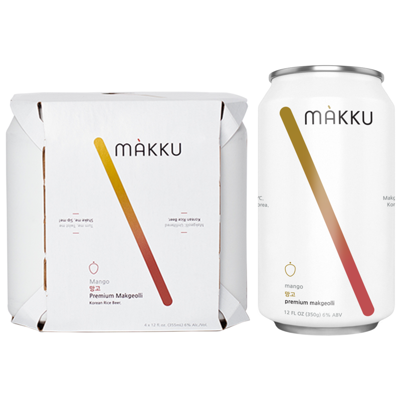 Makku Mango Rice Beer 4pk 12oz Can 6.0 ABV delivered in minutes