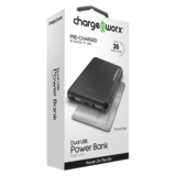 Chargeworx Dual USB Power Bank 5000mAh Black