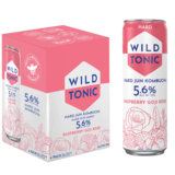 Wild Tonic Raspberry Goji Rose Hard Kombucha 4pk 12oz Can 5.6% ABV
