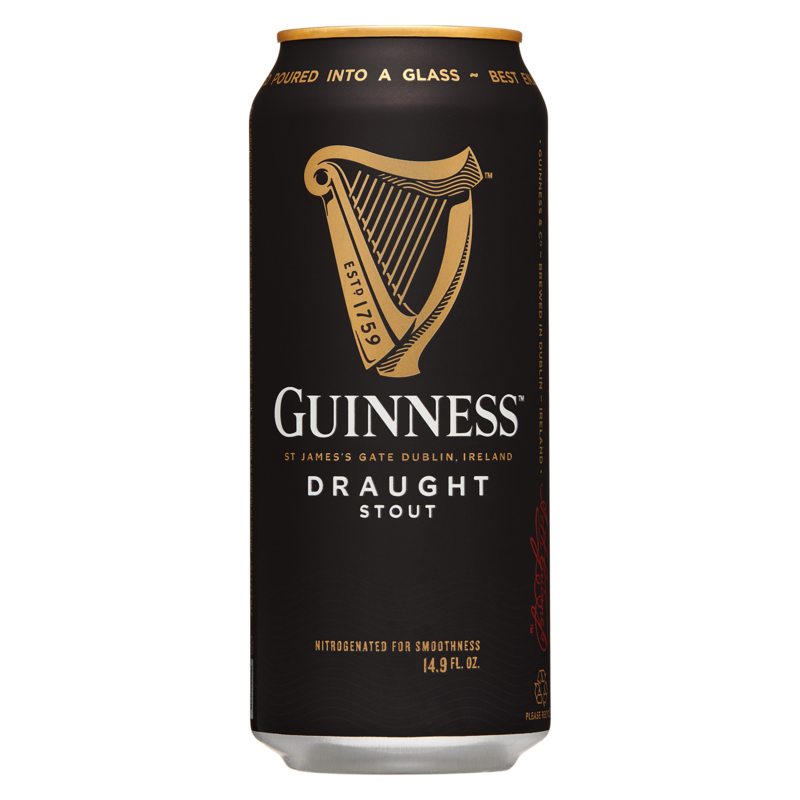 Guinness Draught Stout 8pk 14.9oz Can 4.2 ABV Alcohol fast delivery