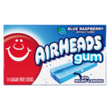 Airheads Blue Raspberry Gum 14ct
