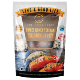 The Good Jerky Sweet Honey Teriyaki Salmon Jerky 2.5oz