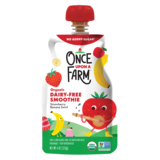 Once Upon a Farm Strawberry Banana Swirl Smoothie 4oz