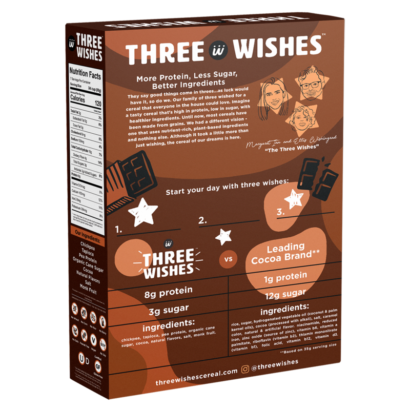 Three Wishes Grain Free Cereal Cocoa 8.6oz Grocery fast delivery by