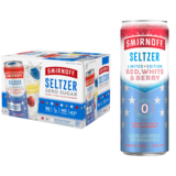 Smirnoff Seltzer Red, White, and Berry 12pk 12oz Can 4.5% ABV