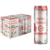 JuneShine Hard Kombucha 100 Calorie Hibiscus Lime 6pk 12oz Can