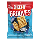Cheez-It Grooves Crunchy Cheese Snack Crackers Zesty Cheddar Ranch 3.25oz