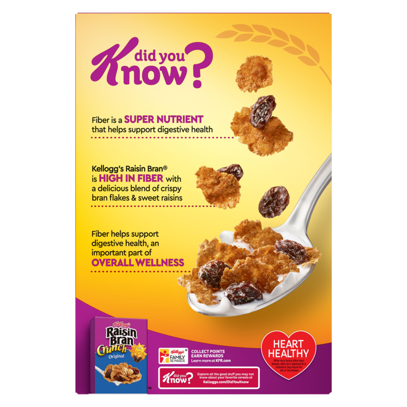 Kellogg's Original Raisin Bran Cereal 16.6oz Grocery fast delivery by