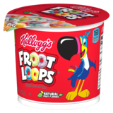 Kellogg's Froot Loops Breakfast Cereal in a Cup 1.5oz Low Fat