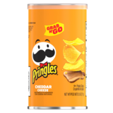 Pringles Potato Crisps Chips Cheddar Cheese 2.5oz Grab N' Go